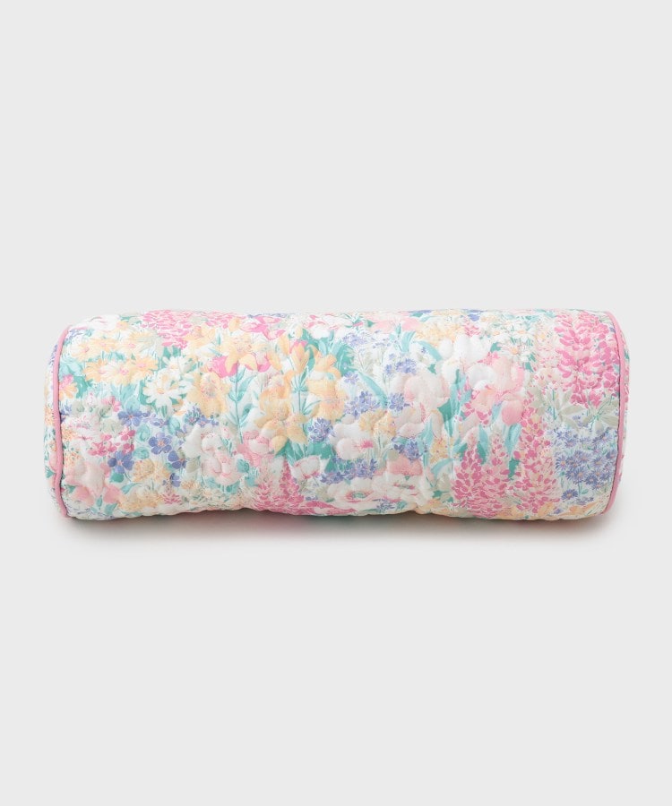 ローラ アシュレイ LAURA ASHLEY エヴァリンガムメドウ柄 キルトボルスター （パープル(183)） パープル(183)