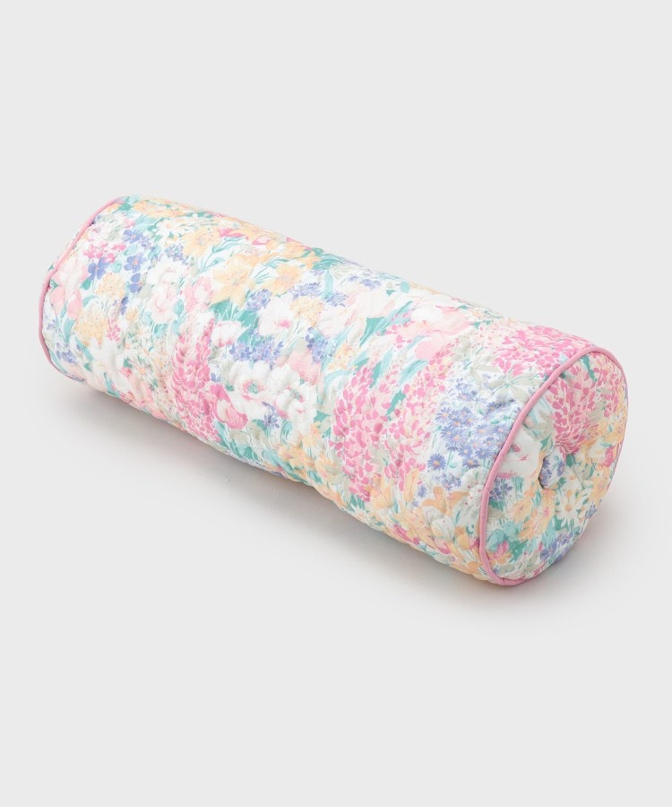 ローラ アシュレイ LAURA ASHLEY エヴァリンガムメドウ柄 キルトボルスター （パープル(183)） パープル(183)