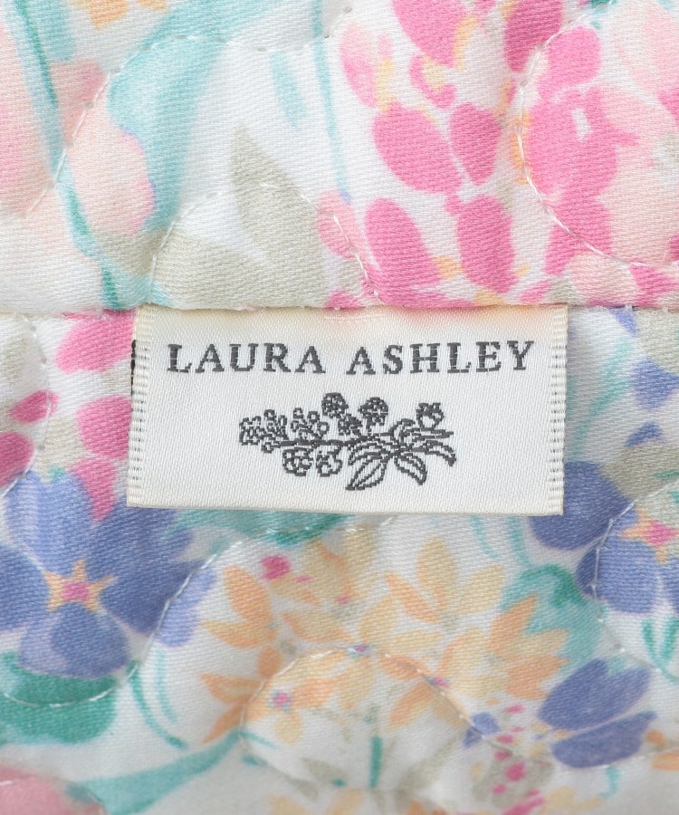 ローラ アシュレイ LAURA ASHLEY エヴァリンガムメドウ柄 キルトボルスター （パープル(183)） パープル(183)