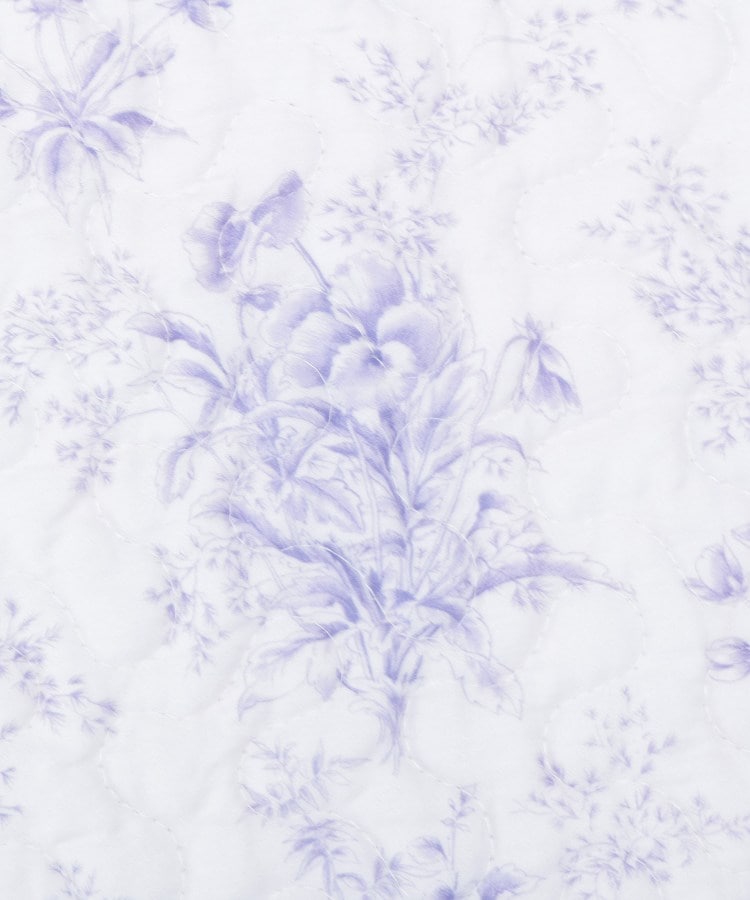 ローラ アシュレイ LAURA ASHLEY エヴァリンガムメドウ柄 水洗いキルトマルチカバー 250×200cm （ピンク(171)） ピンク(171)
