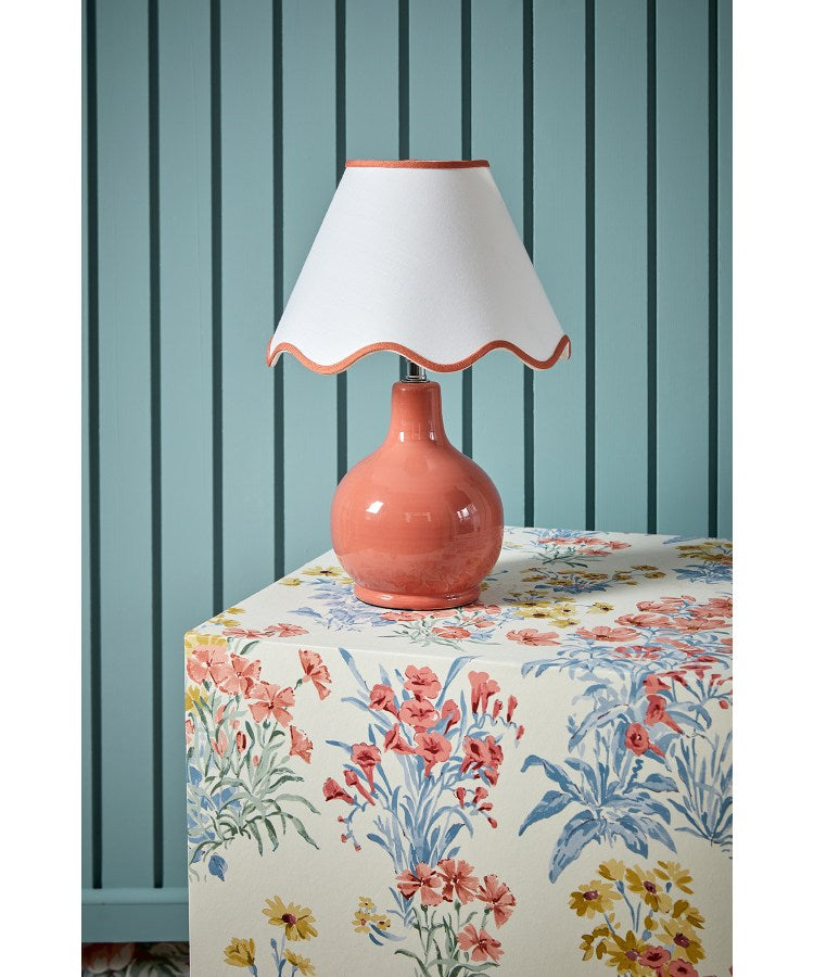 ローラ アシュレイ LAURA ASHLEY ◆カラード テーブルスタンドランプ【返品不可商品】 （レッド(163)） レッド(163)