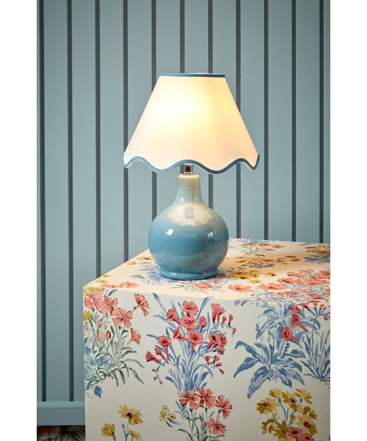 ローラ アシュレイ LAURA ASHLEY ◆カラード テーブルスタンドランプ【返品不可商品】 （レッド(163)） レッド(163)