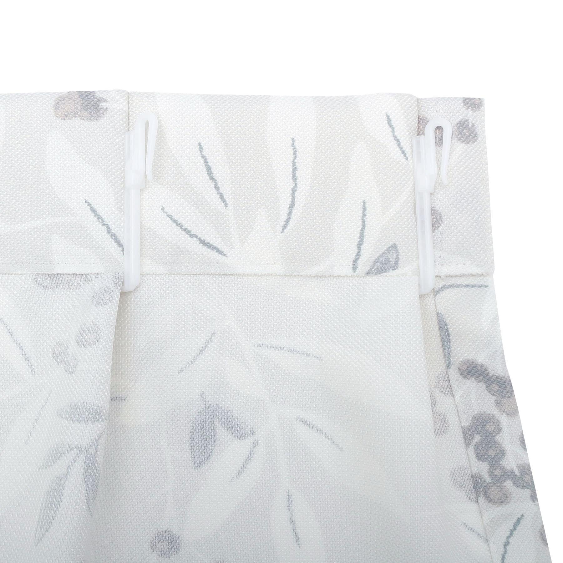 ローラ アシュレイ LAURA ASHLEY ◆シックボタニカルカーテン 100×200cm (ライトグレー) ライトグレー(111)