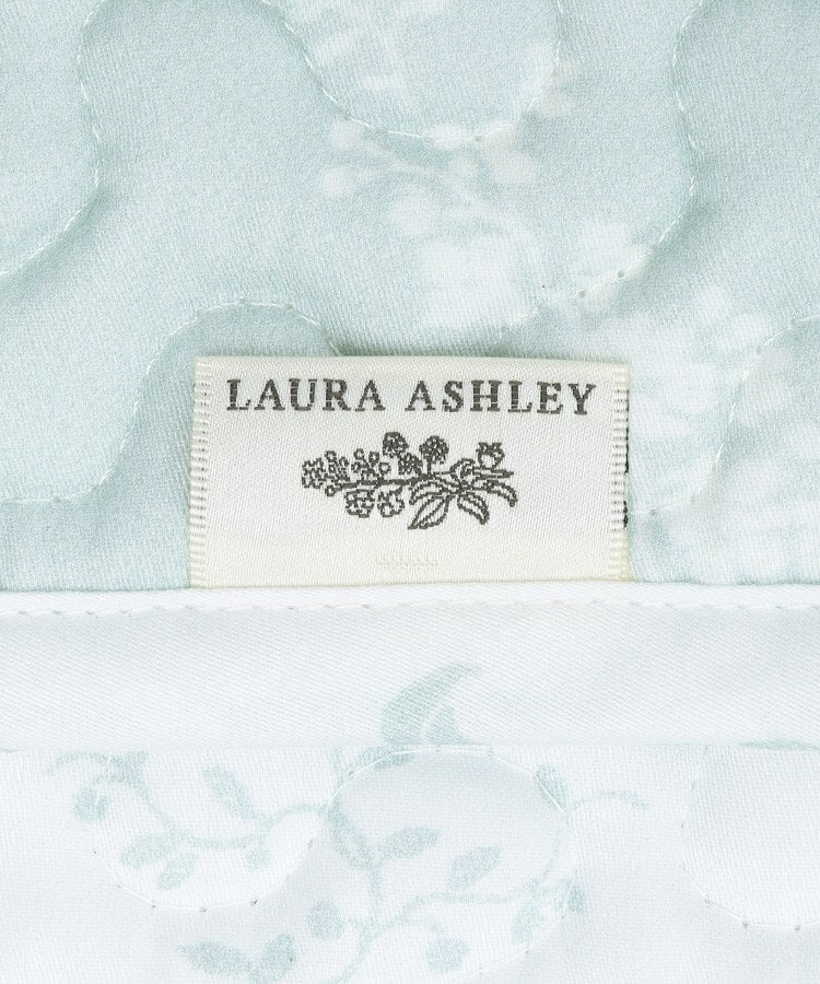 ローラ アシュレイ LAURA ASHLEY ジョゼッテ柄／ダックエッグ  キルトマルチカバー 250×200cm （ミントグリーン(121)） ミントグリーン(121)