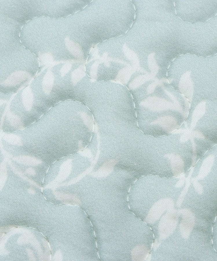 ローラ アシュレイ LAURA ASHLEY ジョゼッテ柄／ダックエッグ  キルトマルチカバー 200×200cm （ミントグリーン(121)） ミントグリーン(121)