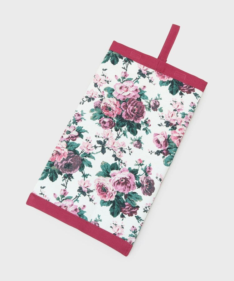 ローラ アシュレイ LAURA ASHLEY エレンボロー ローズ柄 ティッシュボックスカバー （ボルドー(164)） ボルドー(164)