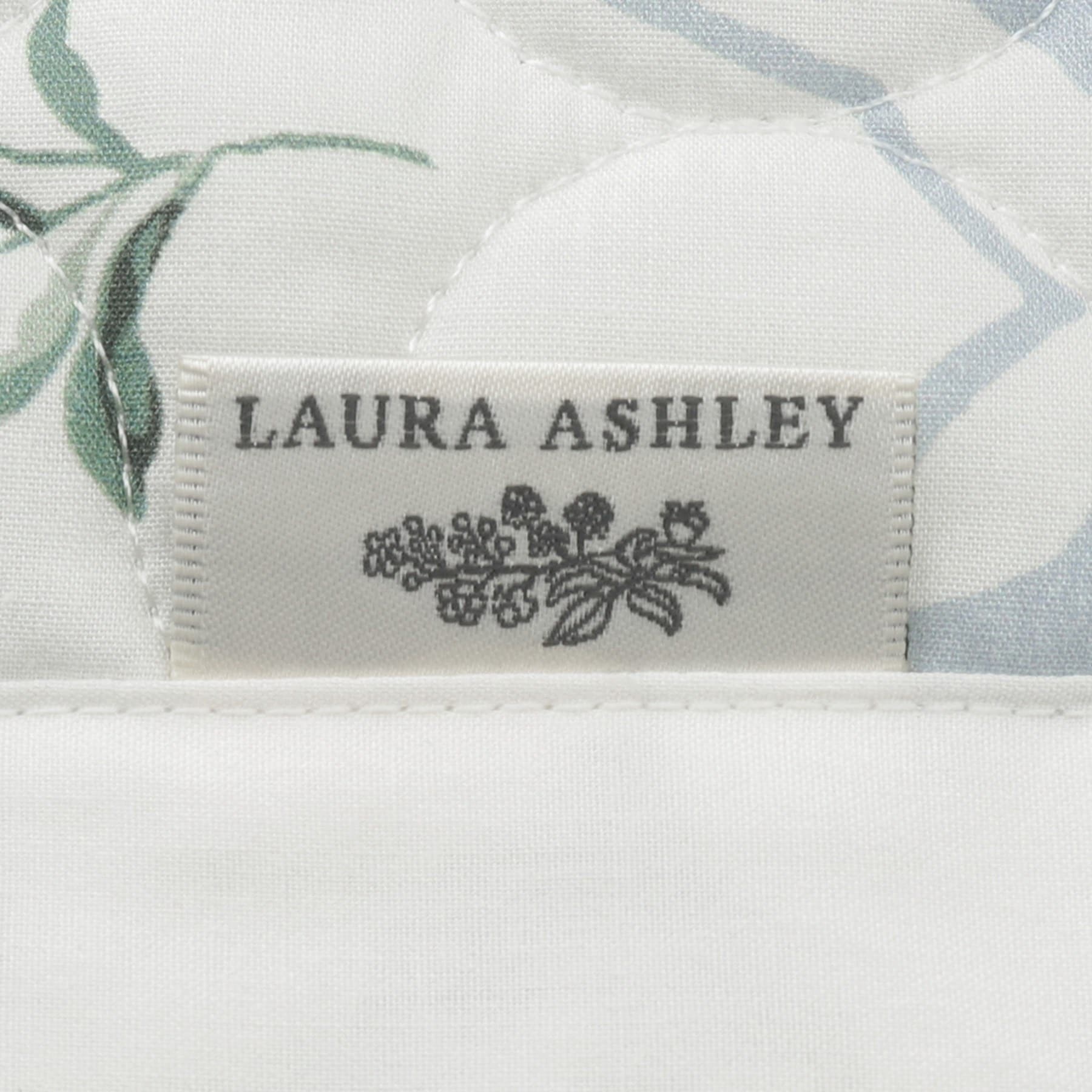 ローラ アシュレイ LAURA ASHLEY ピンフォード トレリス 柄 キルトマルチカバー 250×200cm （ブルー(192)） ブルー(192)