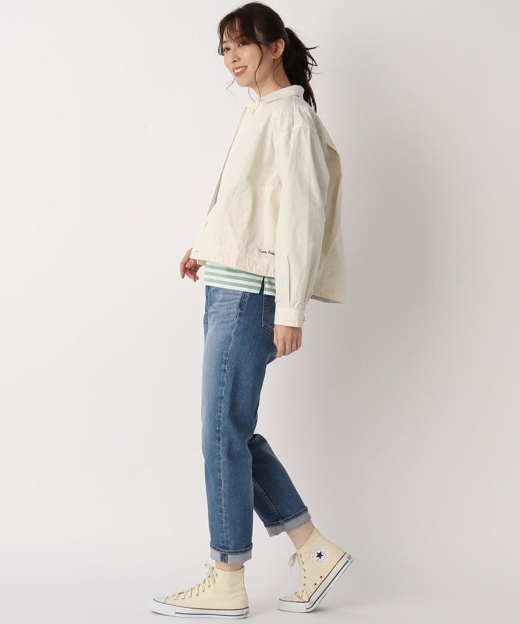 ローラ アシュレイ LAURA ASHLEY 先染ウェザーコットン ジャケット （キャメル(041)） キャメル(041)