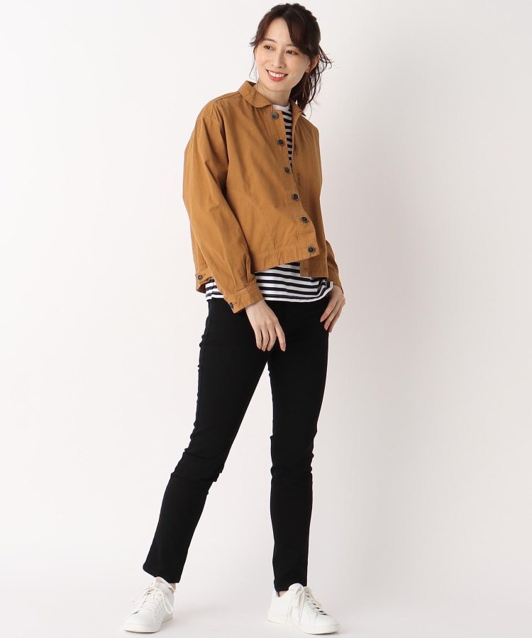 ローラ アシュレイ LAURA ASHLEY 先染ウェザーコットン ジャケット （キャメル(041)） キャメル(041)