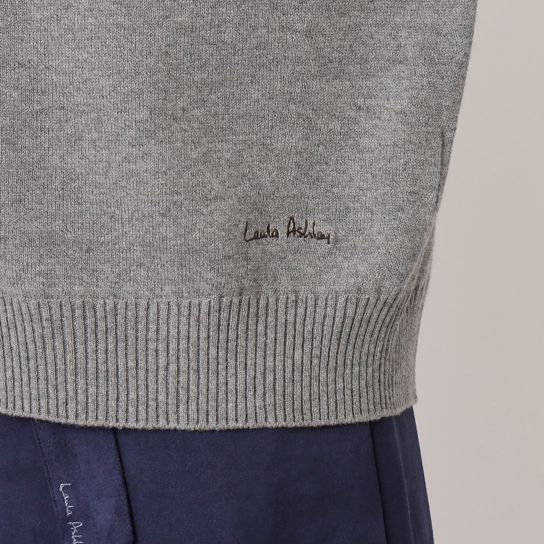 ローラ アシュレイ LAURA ASHLEY コットンカシミヤカーディガン （グリーン(022)） グリーン(022)