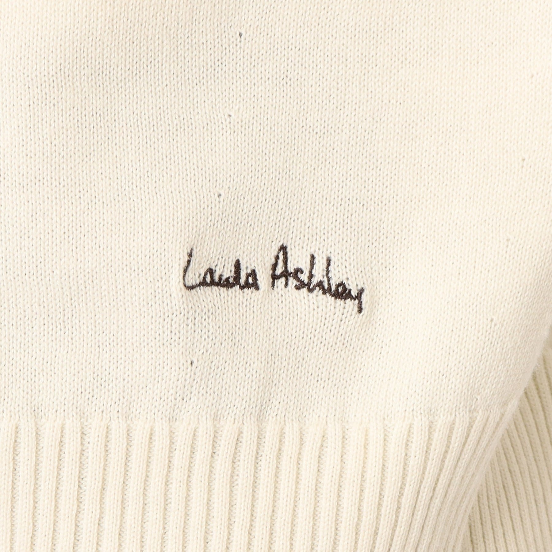 ローラ アシュレイ LAURA ASHLEY コットンカシミヤカーディガン （グリーン(022)） グリーン(022)
