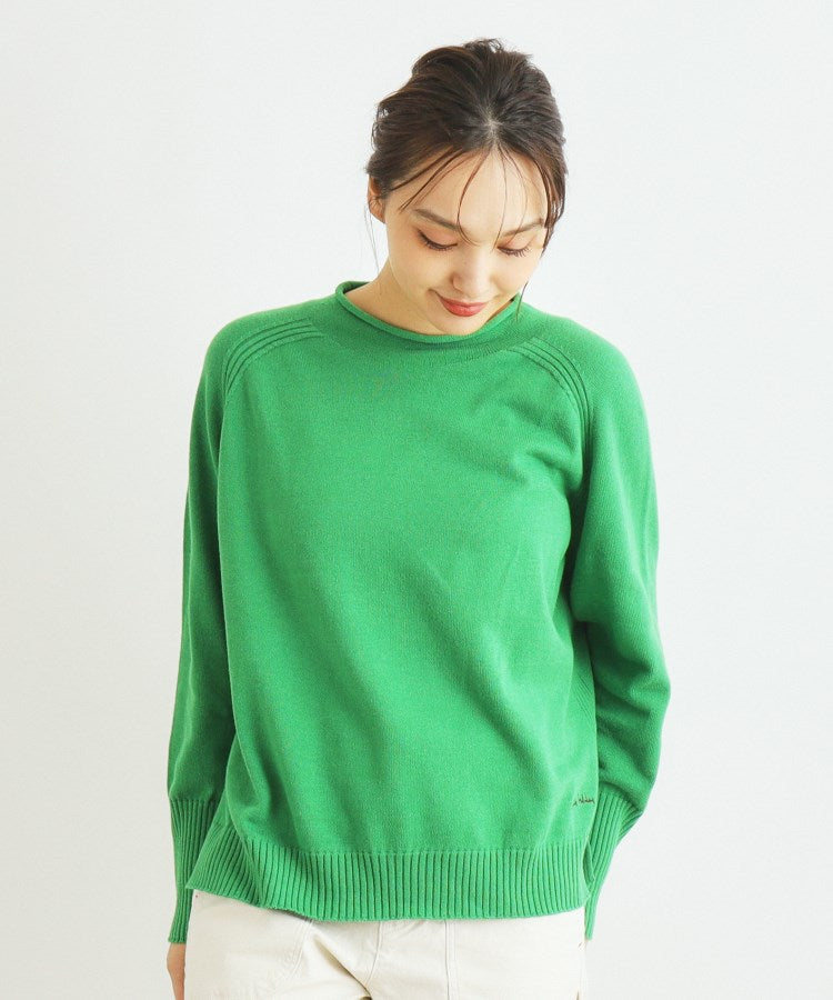 ローラ アシュレイ LAURA ASHLEY コットンカシミアプルオーバー （グリーン(022)） グリーン(022)