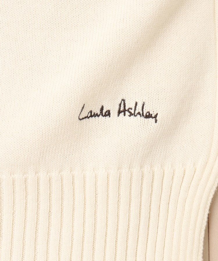 ローラ アシュレイ LAURA ASHLEY コットンカシミアプルオーバー （グリーン(022)） グリーン(022)