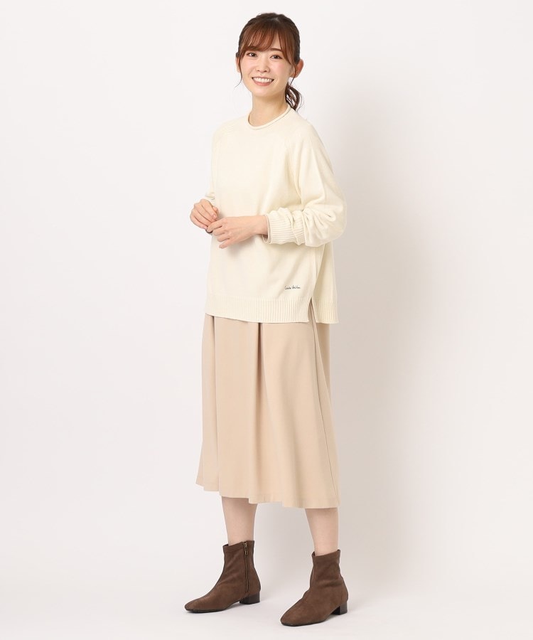 ローラ アシュレイ LAURA ASHLEY コットンカシミアプルオーバー （グリーン(022)） グリーン(022)