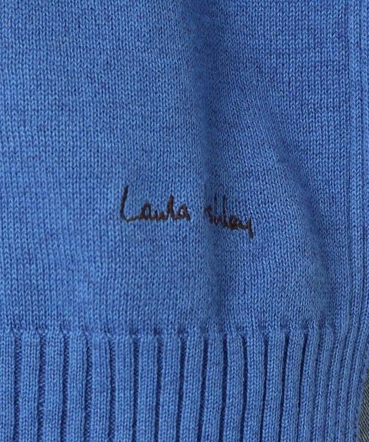 ローラ アシュレイ LAURA ASHLEY コットンカシミアプルオーバー （グリーン(022)） グリーン(022)