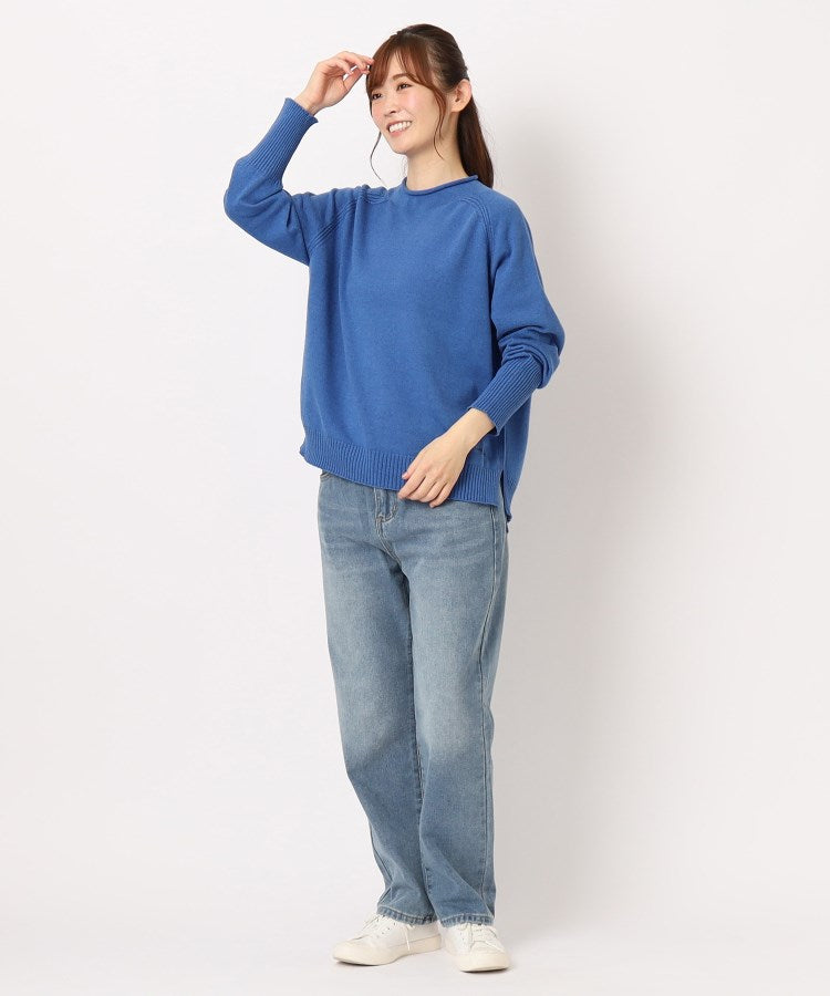 ローラ アシュレイ LAURA ASHLEY コットンカシミアプルオーバー （グリーン(022)） グリーン(022)