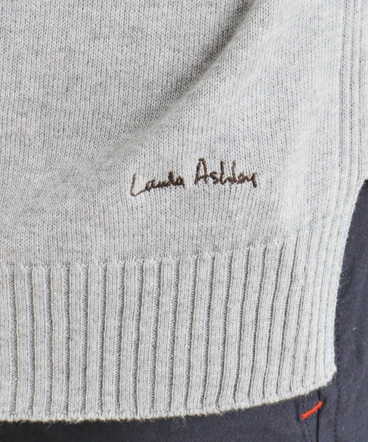 ローラ アシュレイ LAURA ASHLEY コットンカシミアプルオーバー （グリーン(022)） グリーン(022)