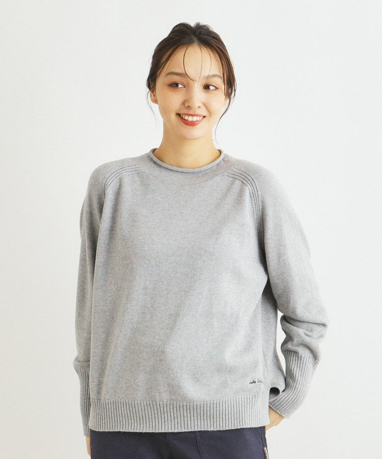 ローラ アシュレイ LAURA ASHLEY コットンカシミアプルオーバー （グリーン(022)） グリーン(022)