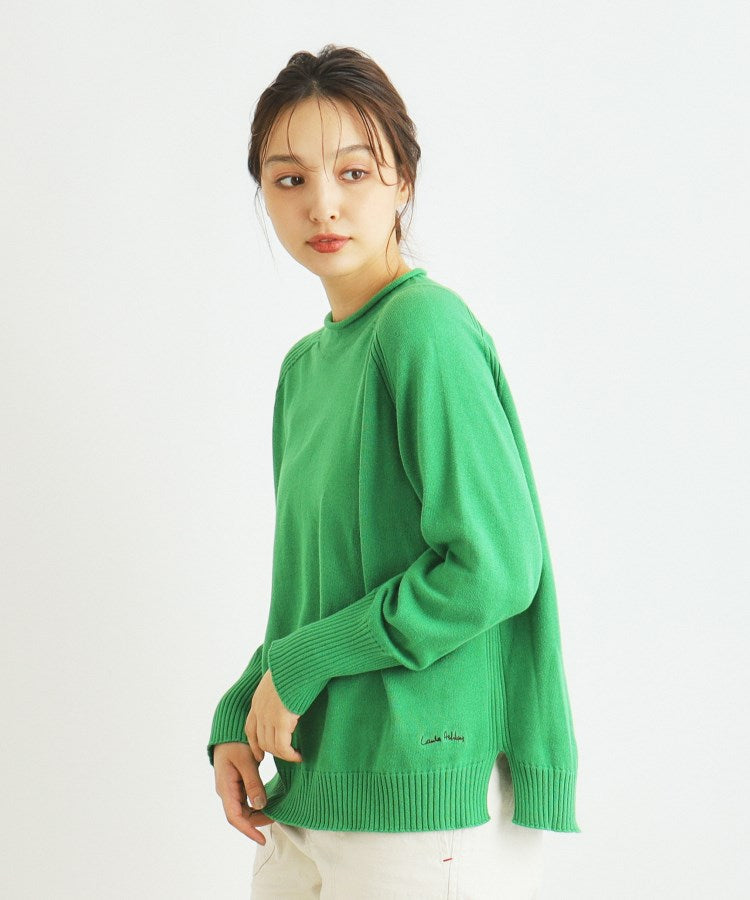 ローラ アシュレイ LAURA ASHLEY コットンカシミアプルオーバー （グリーン(022)） グリーン(022)