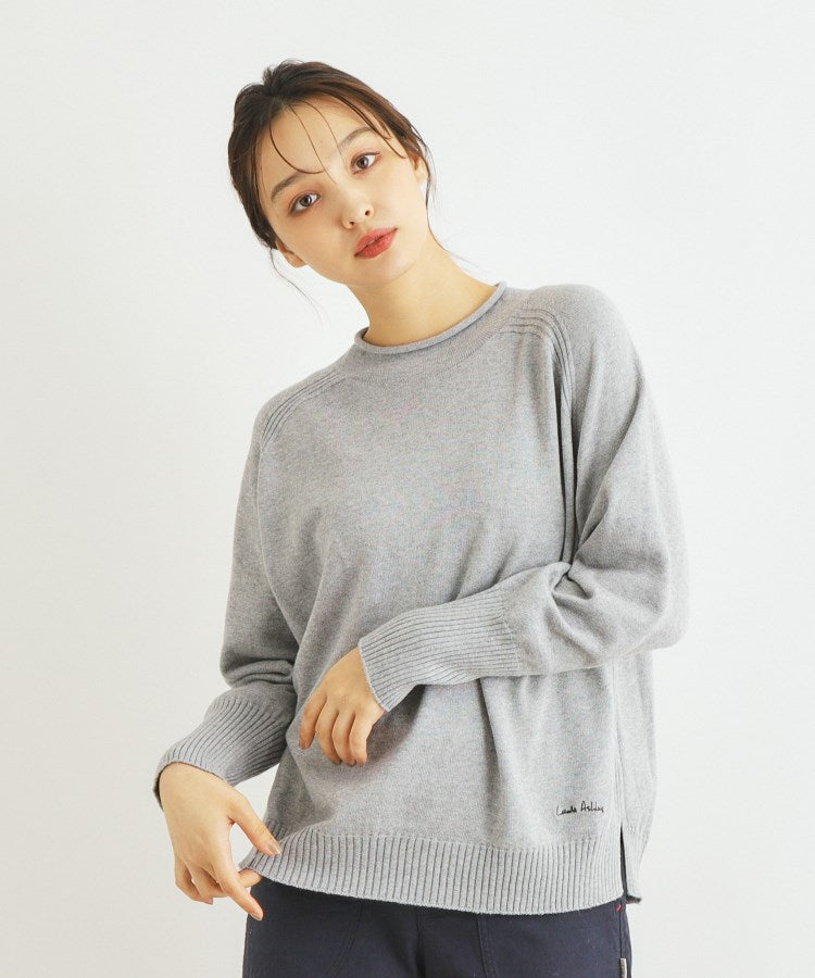 ローラ アシュレイ LAURA ASHLEY コットンカシミアプルオーバー （チャコールグレー(013)） チャコールグレー(013)