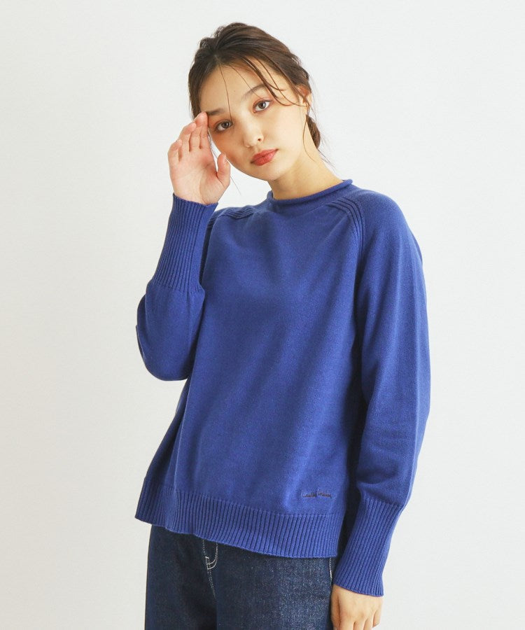 ローラ アシュレイ LAURA ASHLEY コットンカシミアプルオーバー （ブルー(093)） ブルー(093)