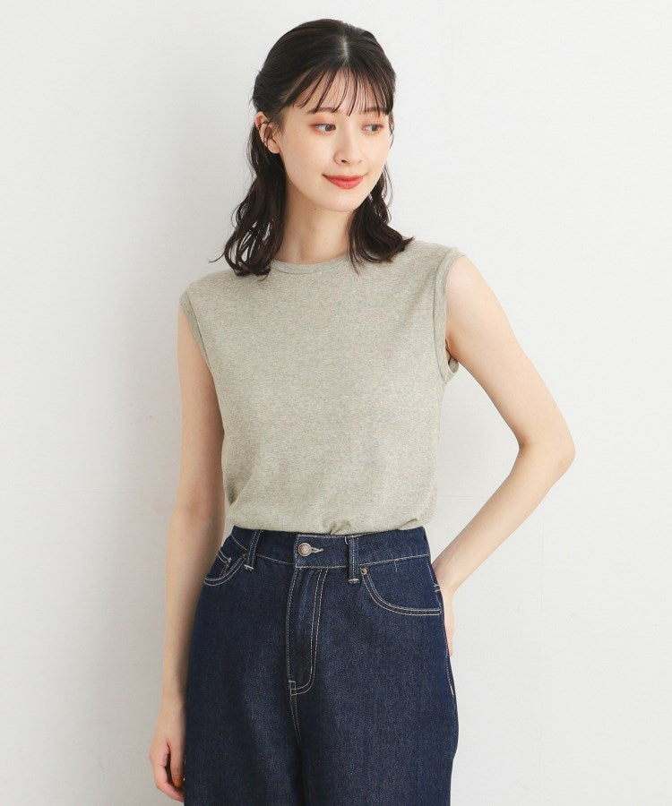 ローラ アシュレイ LAURA ASHLEY 【日本製/3colors】ラメフライス タンクトップ （ライトベージュ(051)） ライトベージュ(051)