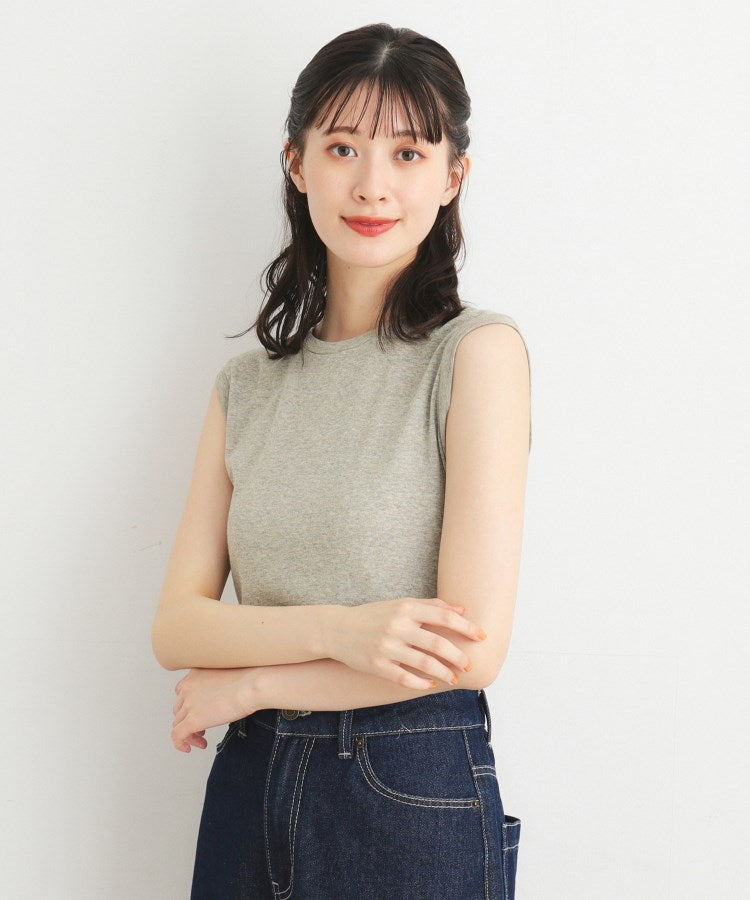 ローラ アシュレイ LAURA ASHLEY 【日本製/3colors】ラメフライス タンクトップ （ライトベージュ(051)） ライトベージュ(051)