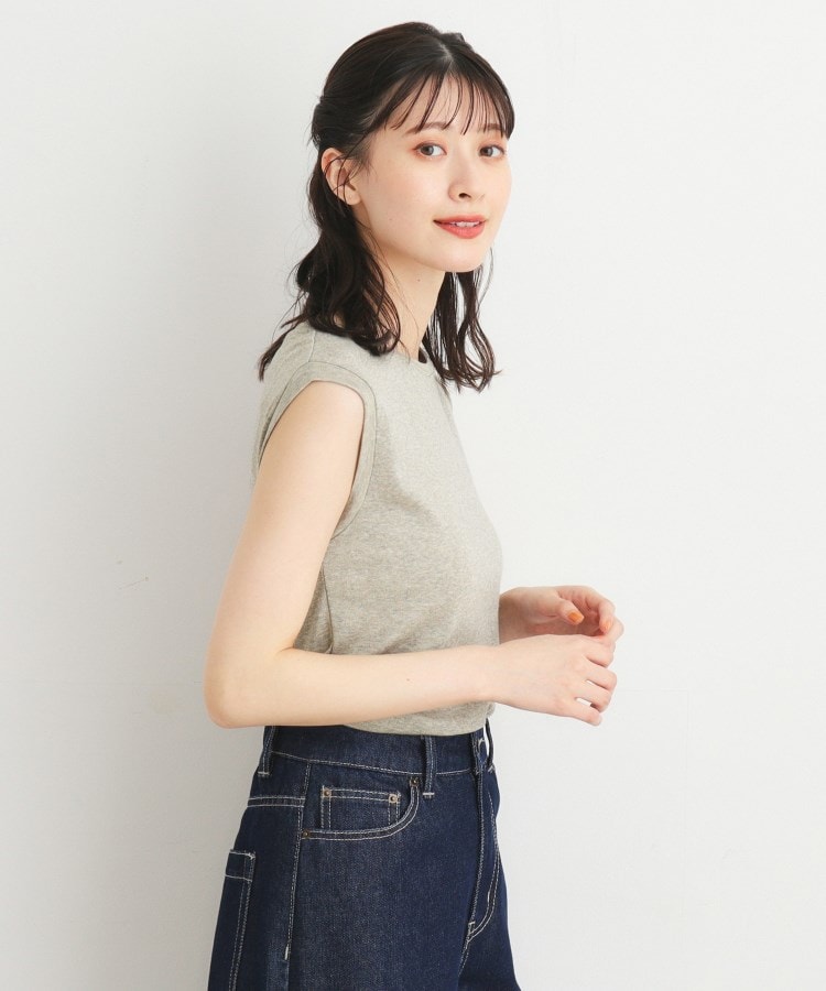 ローラ アシュレイ LAURA ASHLEY 【日本製/3colors】ラメフライス タンクトップ （ライトベージュ(051)） ライトベージュ(051)