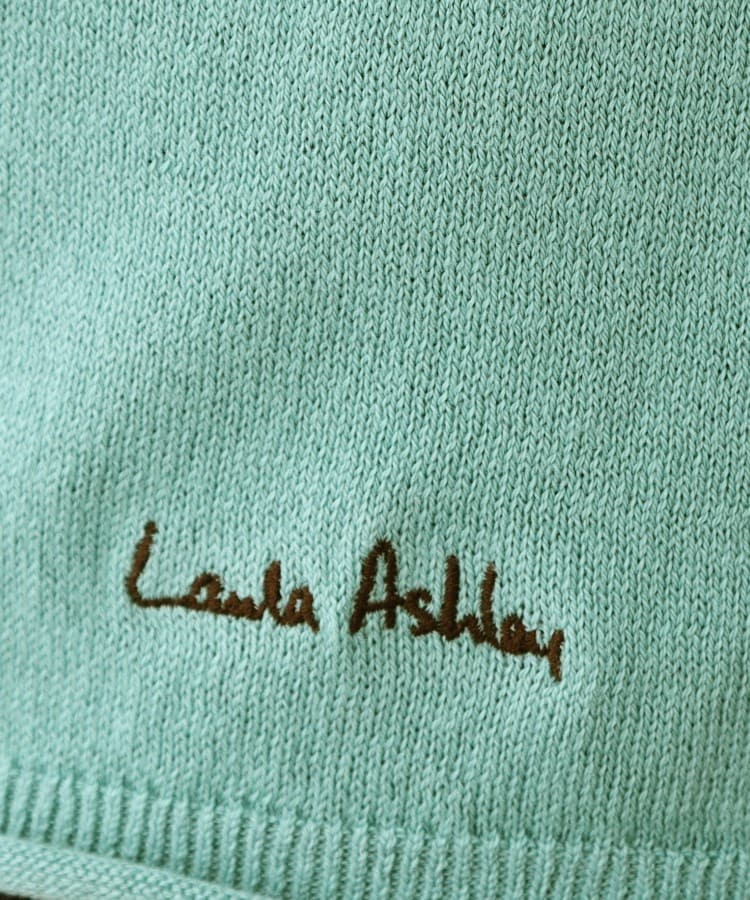 ローラ アシュレイ LAURA ASHLEY コツトン コンパクトヤーン ベスト （ホワイト(002)） ホワイト(002)