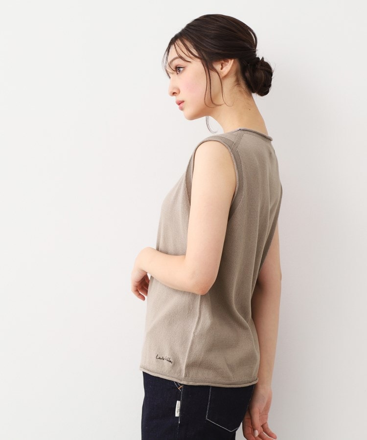 ローラ アシュレイ LAURA ASHLEY コツトン コンパクトヤーン ベスト （ホワイト(002)） ホワイト(002)