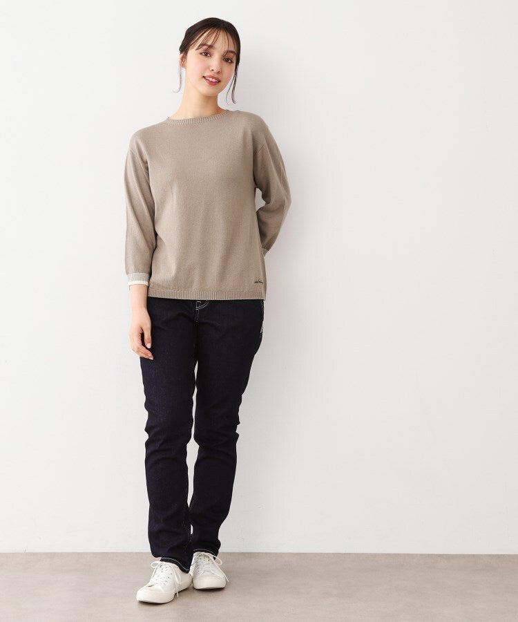 ローラ アシュレイ LAURA ASHLEY コットン コンパクトヤーン プルオーバー （ホワイト(102)） ホワイト(102)