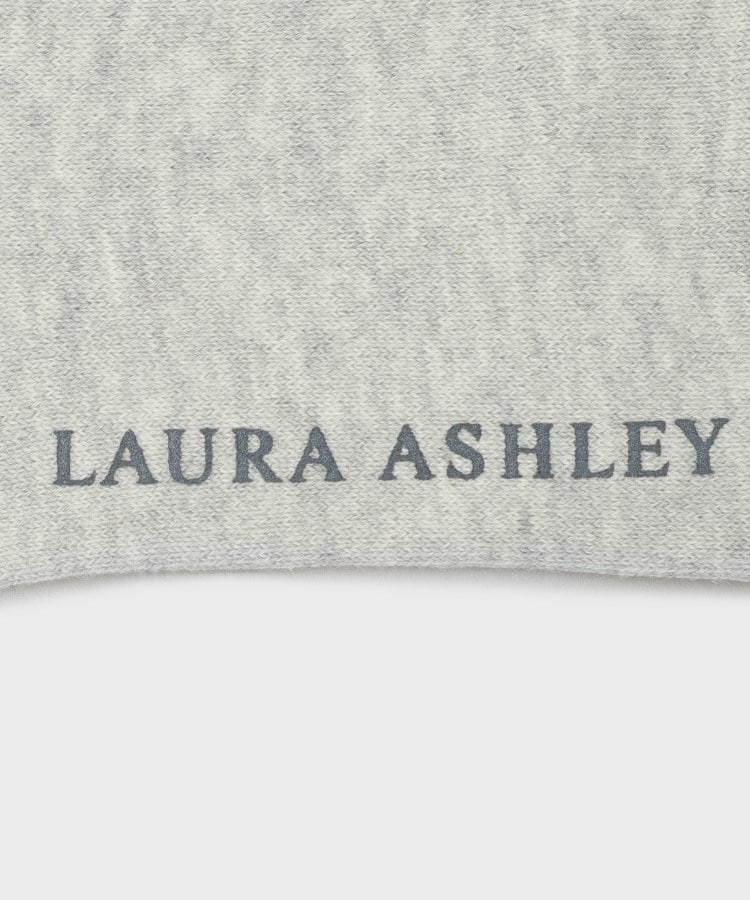 ローラ アシュレイ LAURA ASHLEY 【日本製】ウェストウェルバンチ柄 靴下 （ホワイト(101)） ホワイト(101)