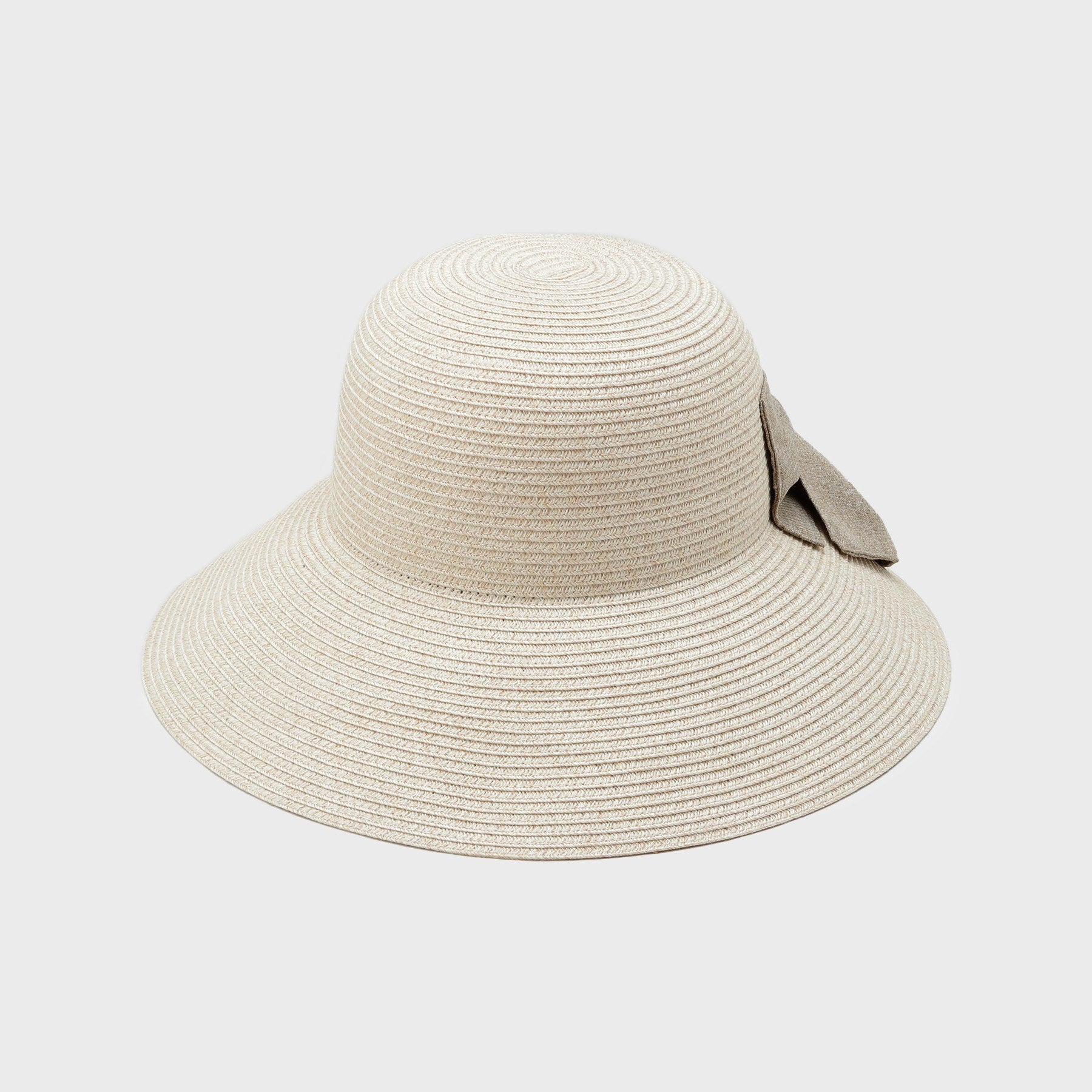 ローラ アシュレイ LAURA ASHLEY 【お手入れ簡単／洗える】バックリボン キャプリーヌハット （グレージュ(050)） グレージュ(050)