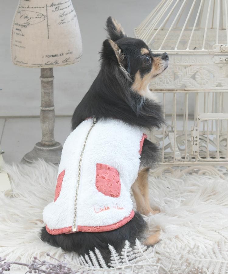 ローラ アシュレイ LAURA ASHLEY ミルソープ柄 ドッグウエア【返品不可商品】 （レッド(163)） レッド(163)
