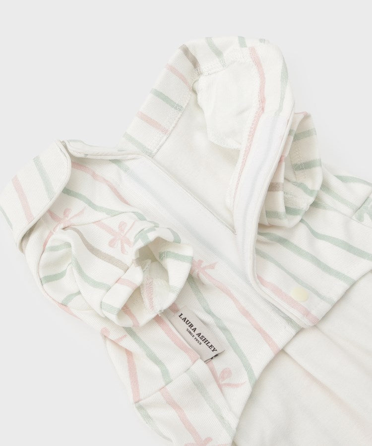 ローラ アシュレイ LAURA ASHLEY ペインタリー ボウ ストライプ柄 ドッグウエア【返品不可商品】 （ホワイト(102)） ホワイト(102)