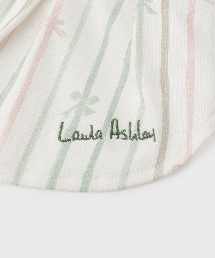 ローラ アシュレイ LAURA ASHLEY ペインタリー ボウ ストライプ柄 ドッグウエア【返品不可商品】 （ホワイト(102)） ホワイト(102)