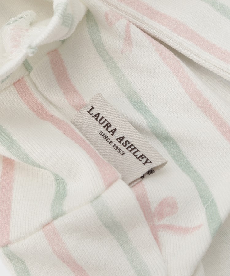 ローラ アシュレイ LAURA ASHLEY ペインタリー ボウ ストライプ柄 ドッグウエア【返品不可商品】 （ホワイト(102)） ホワイト(102)