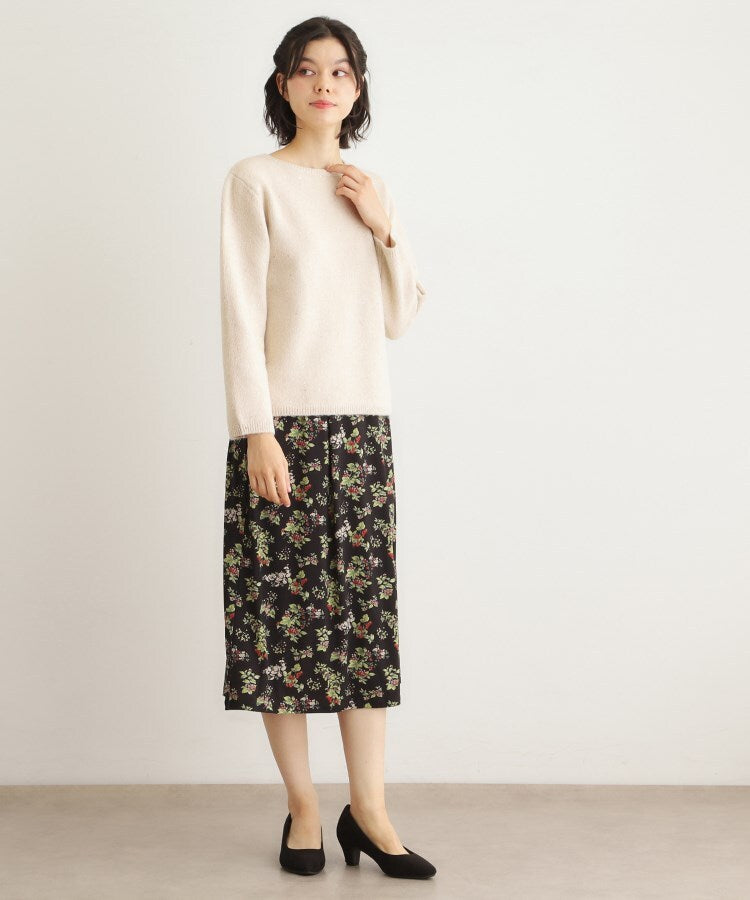 ローラ アシュレイ LAURA ASHLEY 【洗える／ウール混】ミニスパンコール プルオーバーニット （ライトベージュ(051)） ライトベージュ(051)