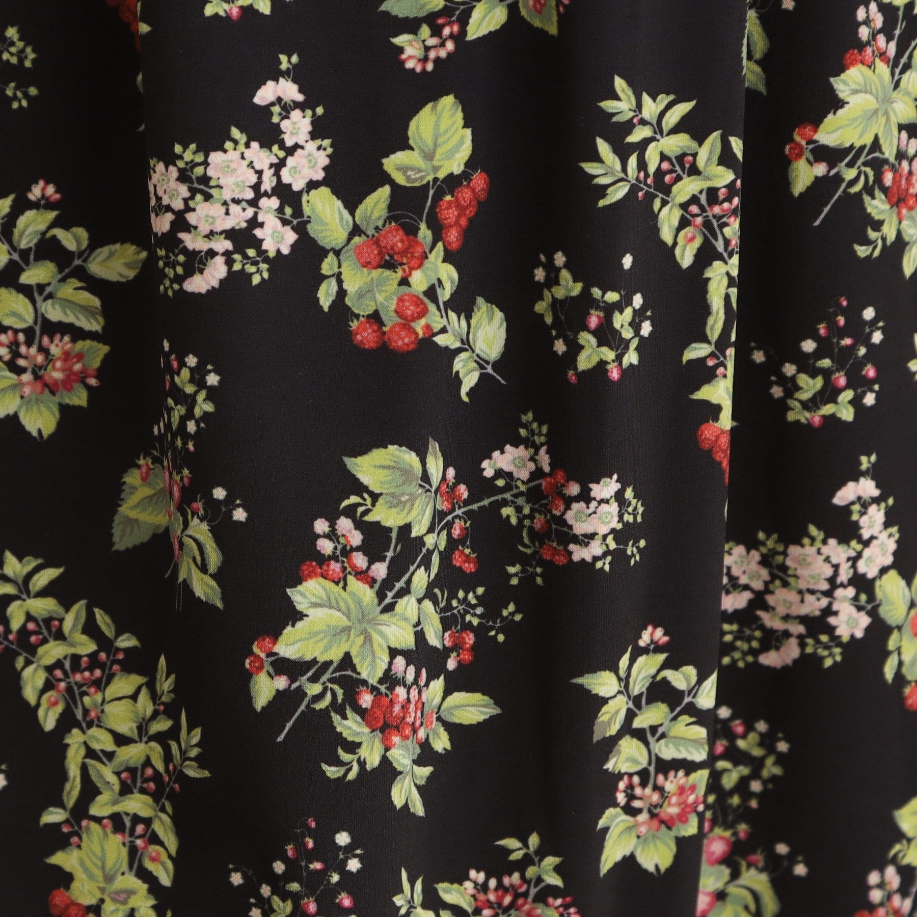 ローラ アシュレイ LAURA ASHLEY 【洗える／ジャージ素材／同柄アイテムあり】ベリーズ スペースド柄スカート （ブラック(119)） ブラック(119)