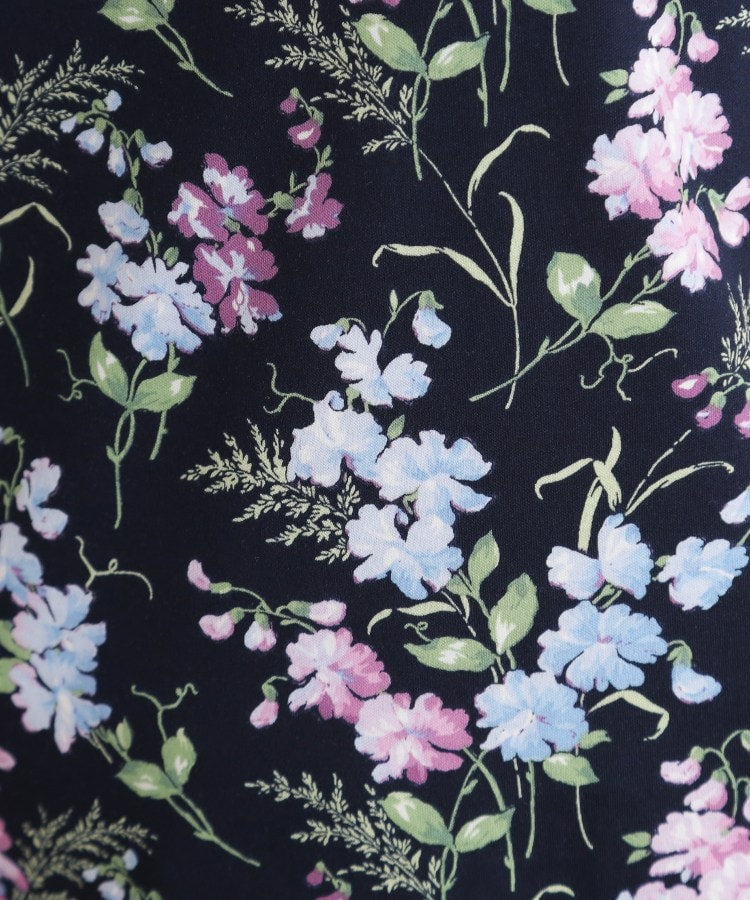ローラ アシュレイ LAURA ASHLEY 【UVカット／接触冷感】ポリー柄 コットンジャージーTシャツ （オフホワイト(103)） オフホワイト(103)