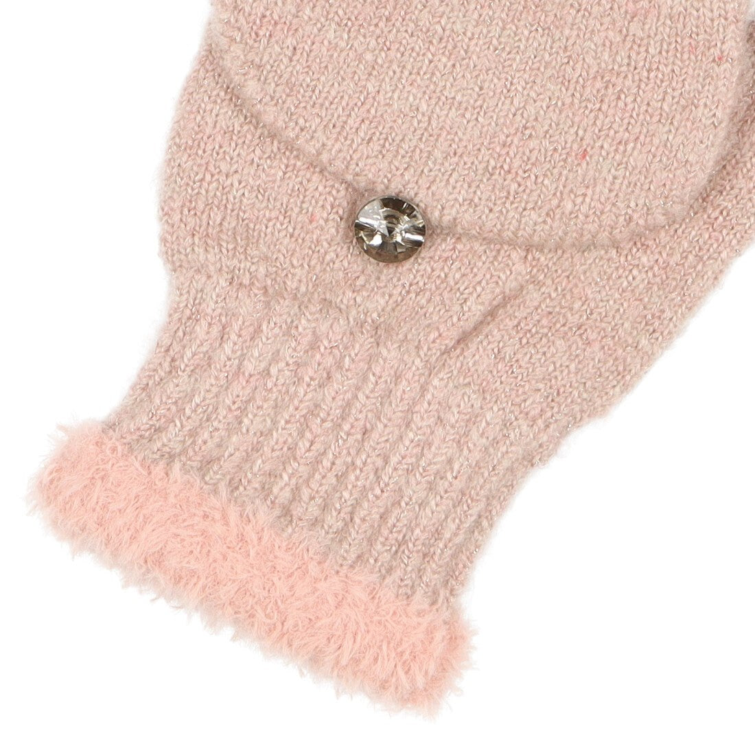 ローラ アシュレイ LAURA ASHLEY 婦人 ニット手袋 指切り