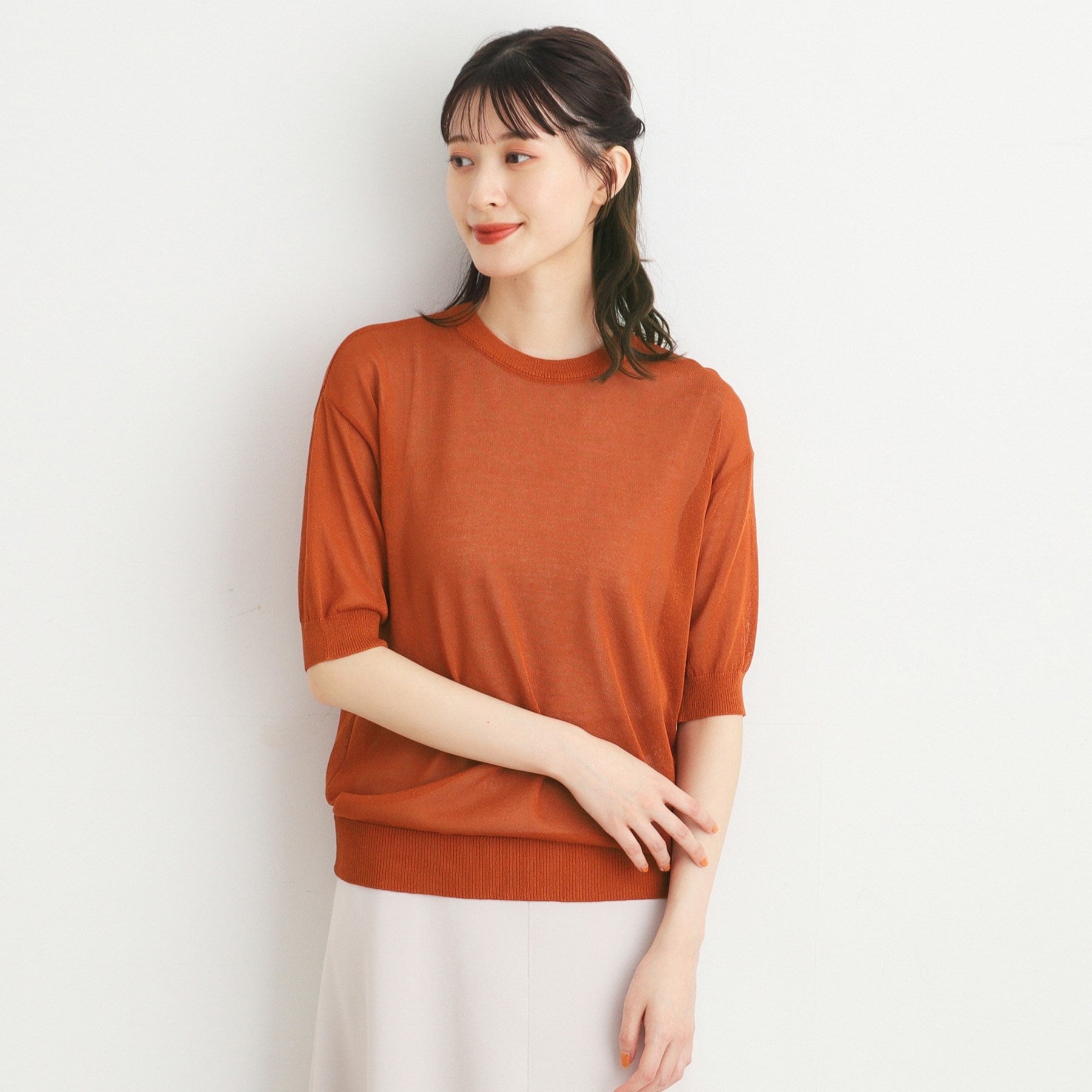 ローラ アシュレイ LAURA ASHLEY 【接触冷感／シアー／4color