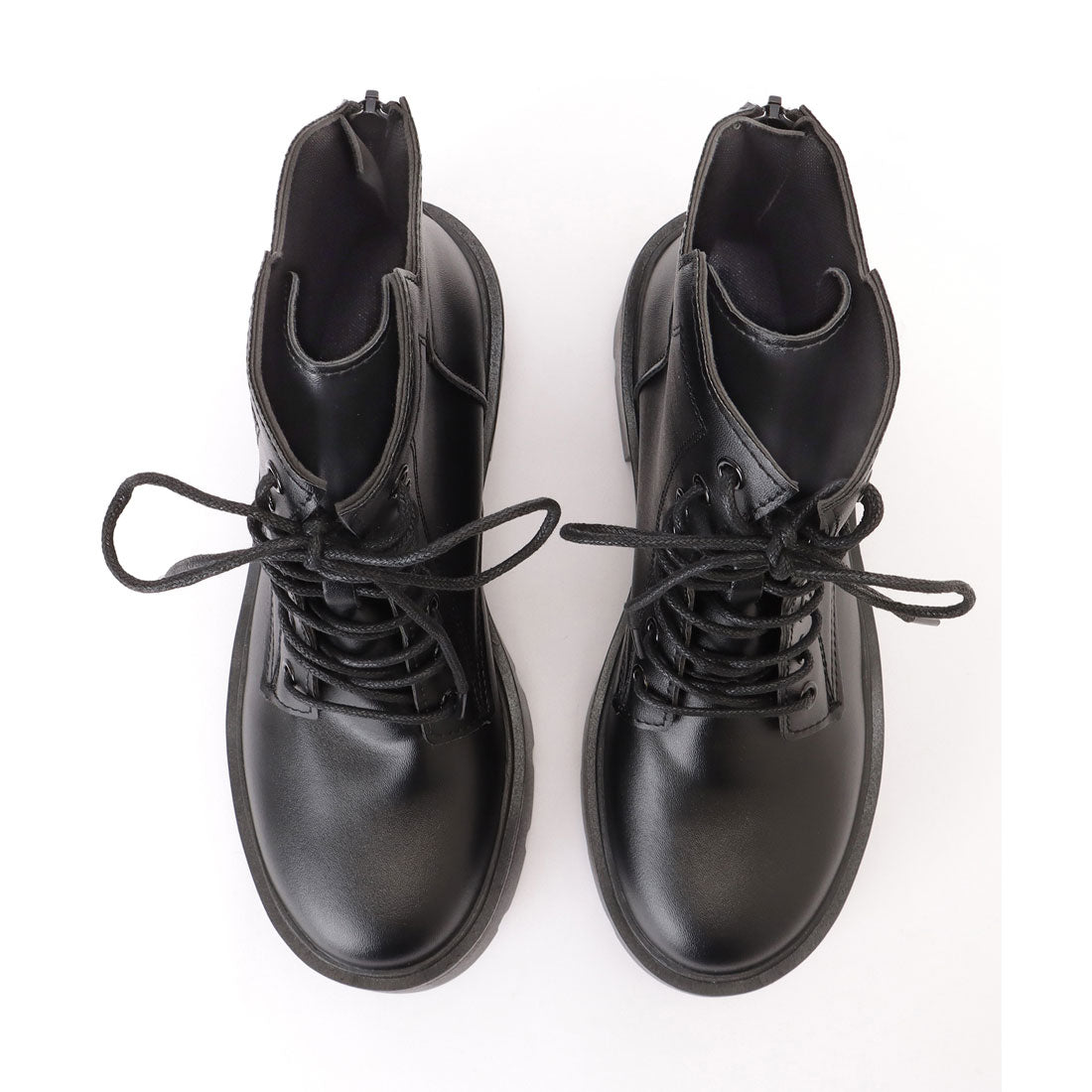 Race Ladies Lace Ladies Thick Sole Volume Lace-up Short Boots