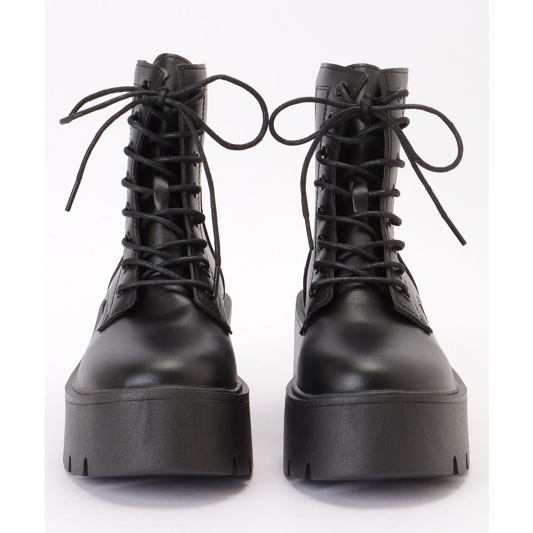 Race Ladies Lace Ladies Thick Sole Volume Lace-up Short Boots