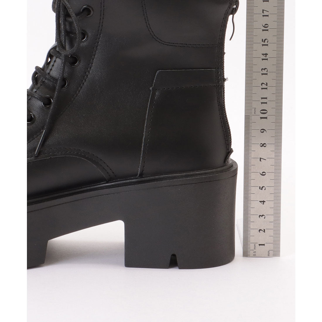 Race Ladies Lace Ladies Thick Sole Volume Lace-up Short Boots