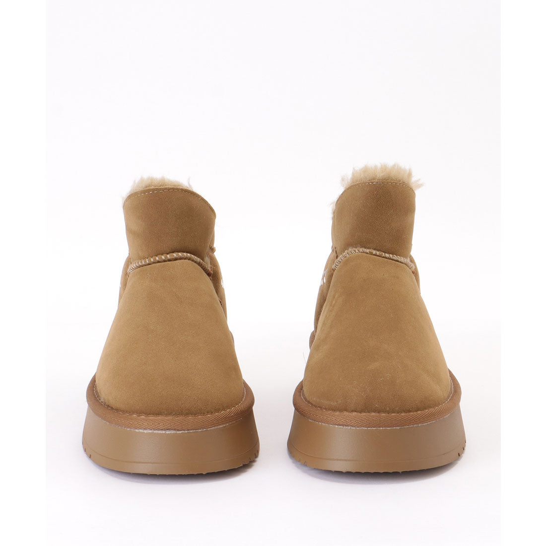 Race Ladies Lace Ladies Inner Fur Thick Sole Flat Mouton-style Boots