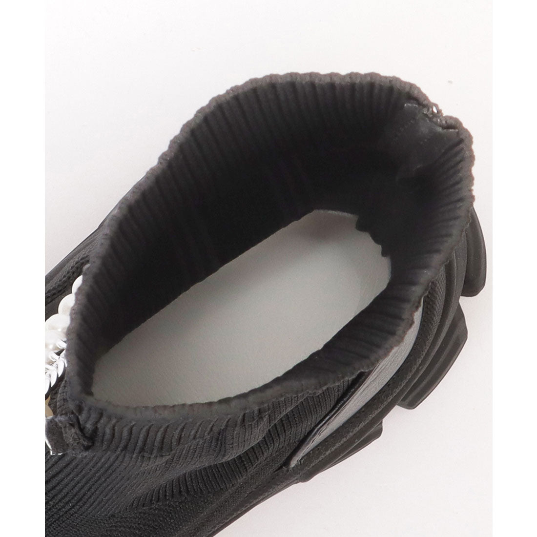 レースレディース Lace Ladies 2WAY パール アンクレット付きドッキング 厚底 ショート ブーツ