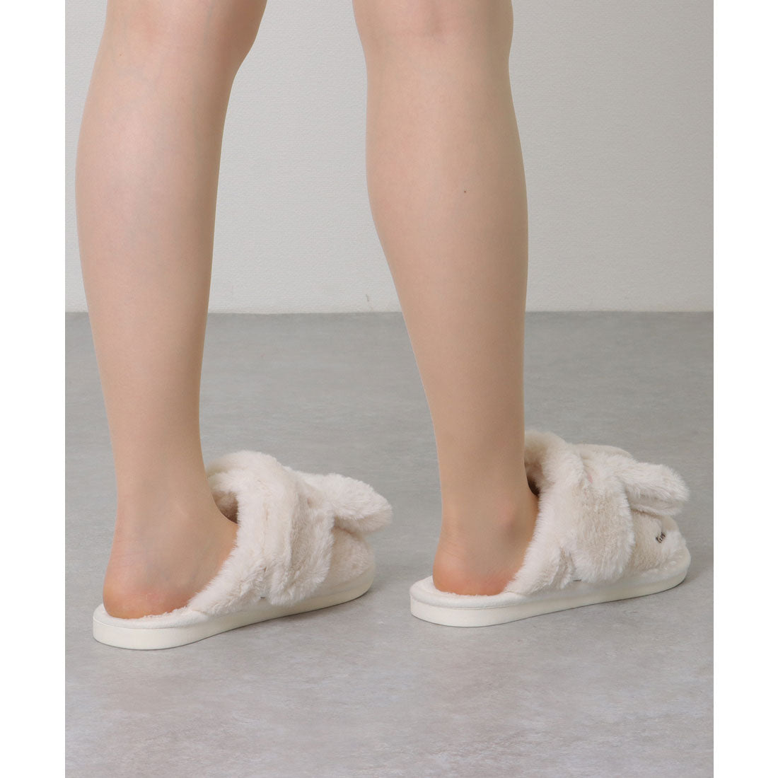 賽車女士 Lace Ladies 3D 兔子 設計 毛絨 拖鞋