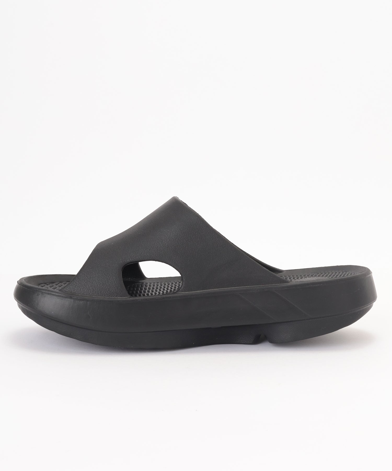 レースレディース Lace Ladies 厚底 スライド スリッパ コンフォート サンダル （ブラック） ブラック