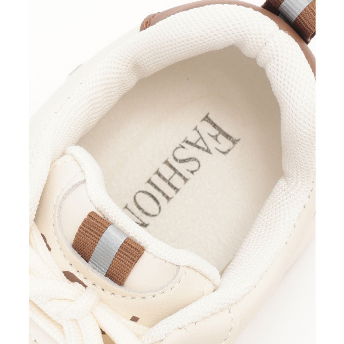 レースレディース Lace Ladies 厚底 レースアップ スポーツ スニーカー （アイボリー） アイボリー